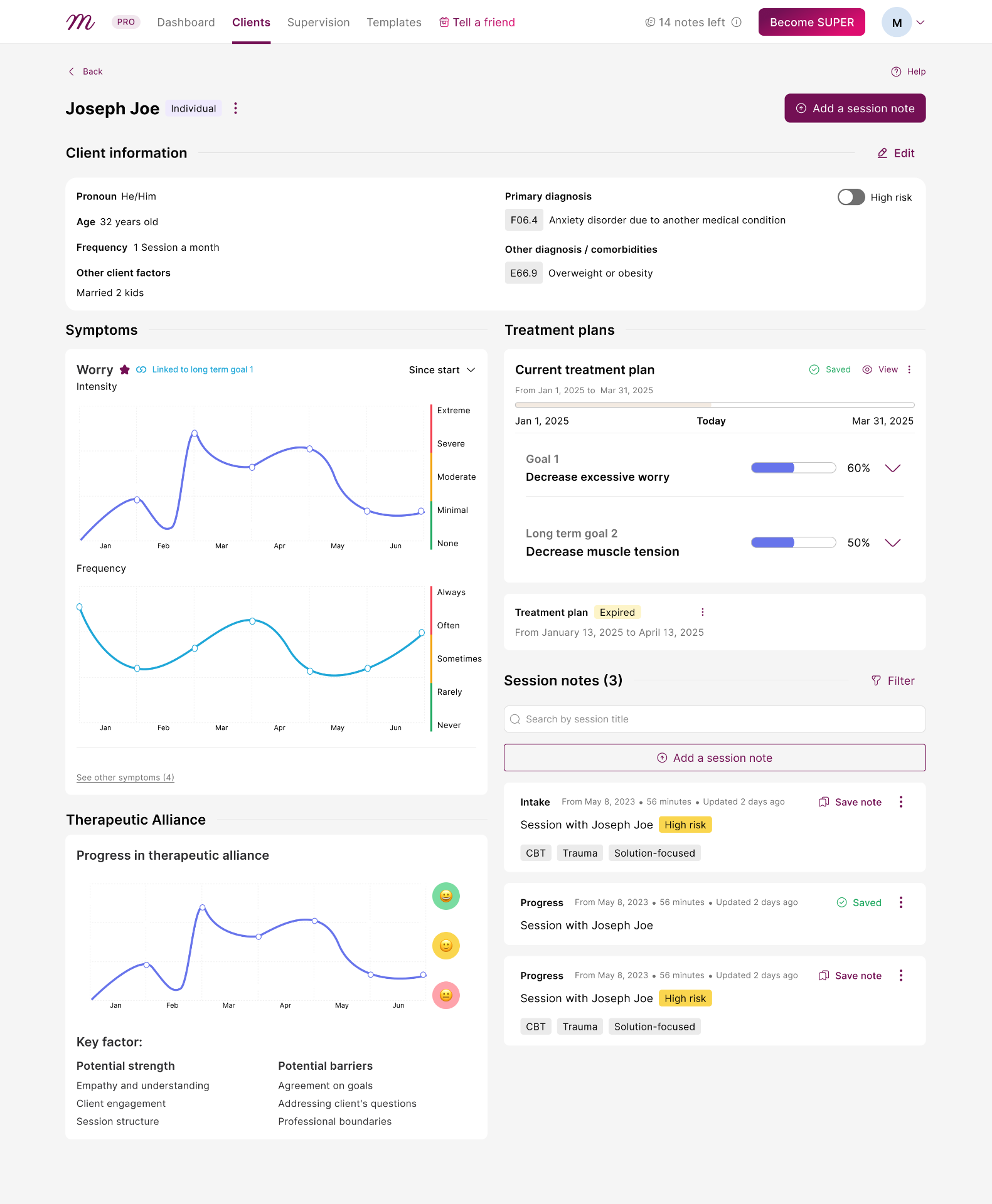 Mentalyc project screenshot